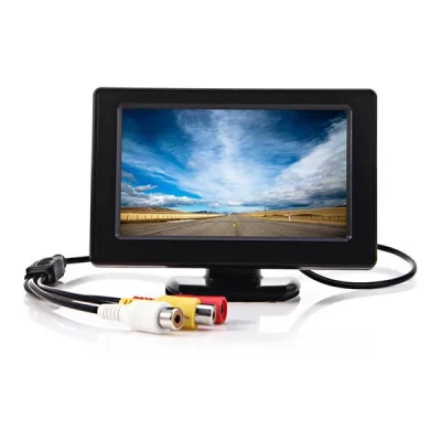 TFT LCD monitor autóba, tolatókamerához is / 4,3