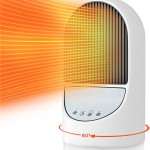 Talmage Hordozható elektromos hősugárzó - 1200 W, 60°-os forgás