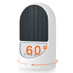 Talmage Hordozható elektromos hősugárzó - 1200 W, 60°-os forgás