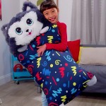 Fluff pets puha plüss párnahuzat – Husky