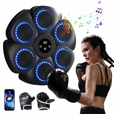 Elektromos boxfal Bluetooth-kapcsolattal, LCD kijelzővel és RGB LED világítással