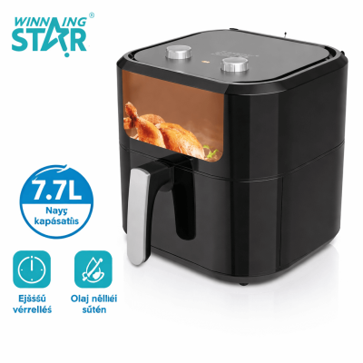 Airfryer Forrólevegős Sütő 7,7L – Winning Star ST-9649