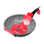 Wok Serpenyő 28 cm – Gránit Bevonattal, Indukciós, ZILNER ZL-7903